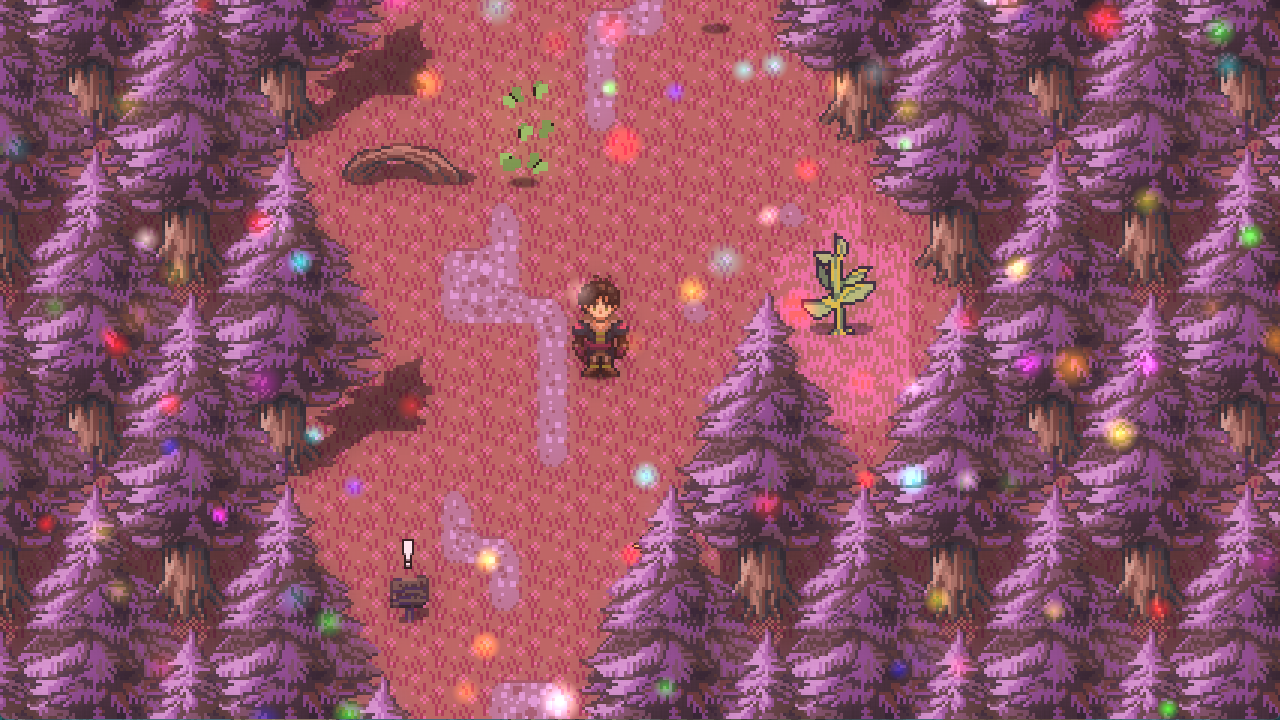 Pink forest